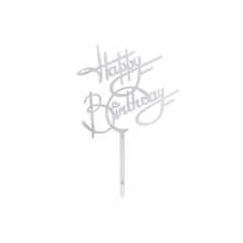 1 cái Đầu bánh hình chữ Happy Birthday, Trang trí bánh sinh nhật sáng tạo - Nhiều màu - Xem 5