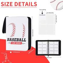 Football Card Binder 4 Pocket - Holds 400 Cards For Collecting - Baseball003 - View 9
