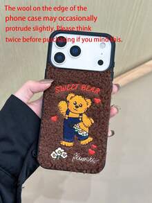 1 Ốp lưng điện thoại chống rơi họa tiết gấu trái tim denim thời trang sáng tạo tương thích với Apple Xs/Xsmax/Xr/11/12/13/14/14plus/15/15plus/16Pro/16Promax/17, S25Ultra, OPPO, Redmi Note14 - Nhiều màu - Xem 6