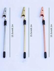 Jewelry Bracelet Wearing Aid, Gold Iron Bar, Multi-Functional Alligator Clip, Memo Clip, Wearing Tool, One Person Can Wear A Bracelet, Jewelry Accessory, Jewelry Aid Tool. - Multicolor - View 7