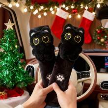 2pcs Car Seat Belt Protector, Seat Belt Cover, Shoulder Protector, Comfortable Driving, Universal Car Accessories, Suitable For Valentine's Day, Thanksgiving, Christmas Gifts. Car Seat Belt Shoulder Pad Car Seat Belt Protector | Car Decoration Accessories - 黑色 - 查看 2