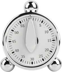 Reloj Despertador con Temporizador Mecánico de Cocina para Cocinar Recordatorio de Horneado - 1 - Ver 2