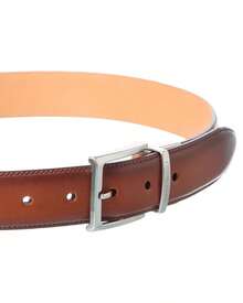 Bruno Magli Romeo Leather Belt - 棕色 - 查看 3
