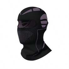 Winter Motorcycle Riding Warm Balaclava, High Elasticity Nylon Ski Mask With Nose Hole, Breathable Windproof Neck Gaiter For Outdoor - Multicolor - View 6