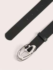 1 Piece Retro INS Style 3D Decorative Black Belt Street Summer, School Autumn, Winter, Halloween,, Easter, Birthday, Family, Graduation, Back To School, Party, New Year, Valentine's Day, Suitable School, Company, Workplace, Outdoor, Party, Reunion, Popular Style Young People 997M - 黑色 - 查看 5
