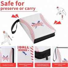 Football Card Binder 4 Pocket - Holds 400 Cards For Collecting - Baseball002 - View 3