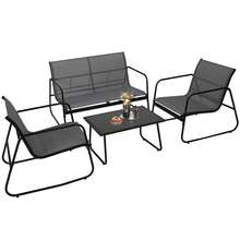 Outdoor Table & Chair Sets - Grey - View 4