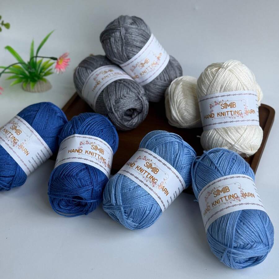 4 Packs*50G Acrylic Yarn, Suitable For Knitting Blankets, Hats, Scarves, Coasters, Etc. Pill-Resistant, Color-Fast, Rich Colors, Popular Autumn/Winter Crochet Product