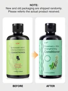 2pcs/Set Hair Care Set, Organics Rosemary Mint Shampoo And Conditioner, Nourishes Scalp & Roots, Enhances Shine & Density For Normal Hair, Moisturizing Care, Suitable For All Hair Types