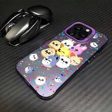 Funda de teléfono con imagen de grupo de chicos de dibujos animados lindo S-SkzooS-o K-Kpop Stray compatible con iPhone 17 16e 16 15 14 13 12 11 Mini Pro Max Air X XR XSMAX 8 7 Plus, cubierta trasera mate anti-caída - Colores mixtos 1 - Ver 8