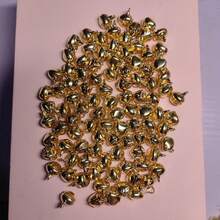 168/100/50/5个装饰铃铛，DIY工艺品，节日装饰，狗项圈配件，手机挂绳配件，适合万圣节、圣诞节 - 彩色 - 查看 22