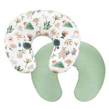 1 New Baby Mom Fresh Flower Animal Color Contrast Breathable+Suede Double Material Double Sided Detachable Breastfeeding Cover, Suitable For Female Infants, Male Infants, And Newborns, Elastic And Soft, Foldable Breastfeeding Pillowcase Suitable For Mother And Baby Daily (Pillowcase Only) - Multicolor - View 13