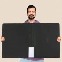 D DACCKIT  Binder Holds 640 S - 16-Pocket Top Loader Binder For 3 X 4 Rigid Card Holders Designed For Organizing Trading Cards And Sports Cards With Durable Classic Black Construction For Long-Term Storage And Easy Access In Collectible Card Management - 經典黑色 - 查看 2