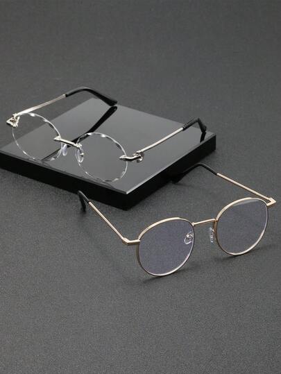 两副复古黑色双梁时尚眼镜，男士款，日常佩戴时尚百搭，可搭配毛衣、外套、新年旅行、休闲装，四季皆宜