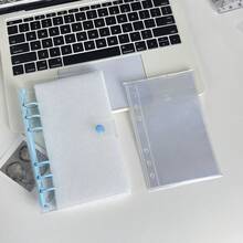 Bìa rời A6, Sổ dán hình, Niêm phong, Hộp đựng nhãn dán 3D, Bộ sổ tay PVC 6 vòng, Nhật ký tự làm - Nhiều màu - Xem 17
