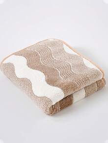 1条/2条装现代简约珊瑚绒浴巾，超柔软吸水，特大尺寸，速干，不掉毛，桑拿浴巾，高品质，轻便，客用毛巾，送给伴侣的最佳礼物，毛巾尺寸：34*75厘米，浴巾尺寸：70*140厘米 - 彩色 - 查看 26