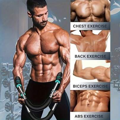 Arm Trainer, Adjustable Chest Workout Equipment For Men & Women, Home Gym Strength Trainer, Muscle Builder & Strength Training For Arms, Chest