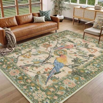 1pc Area Rug, Suitable For Home Decor As Sofa, Coffee Table, Bedside Rug, Dining Table Mat, Kitchen Mat, Applicable For Camping, Indoor And Outdoor Use