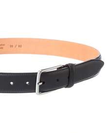 Bruno Magli Emilio Leather Belt - 黑色 - 查看 3