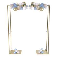 Square Wedding Arch, 3.9 Ft Tall * 3.3 Ft Wide Metal Ceremony Arch, Gold Garden Arch For Weddings, Gardens, Hotels, Parties - Vàng - Xem 8