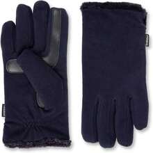 Isotoner Womens Stretch Fleece Gloves With Microluxe Lining And Smart Touch Technology - Màu xanh nửa đêm - Xem 1