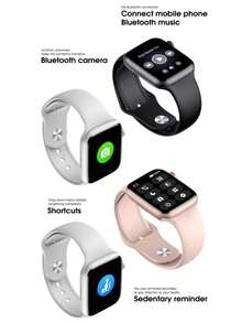 Microwear Unisex Sports Smart Watch, Multi-Function Smartwatch For Men Women With Wireless Call Receiver /Wireless Music, Multiple Sports Modes,Message Reminder, Sedentary Reminder,Pedometer,Suitable For Android And ,Upgrade Version - Nhiều màu - Xem 11