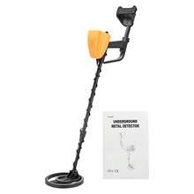 Metal Detector For Teens & Adults (2lbs) – 7.5" Waterproof Search Coil, All Metal & Hideable Modes, Outdoor Gold Detector - Black - View 1