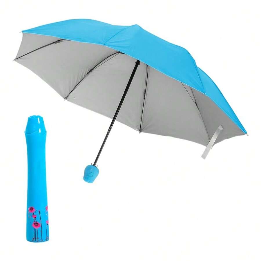 Umbrellas And Rain Hat Umbrellas - Blue - View 1