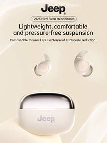 Jeep TWS Wireless Sleep Headphones, Suitable For Phones, Sports, Gaming, HiFi Stereo Headphones With Microphone - one-size - View 2