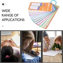 1set Math Games Cards For Kids Math Addition Subtraction Multiplication And Division Flash Cards,Multiplication Flashcards Division Learning Toys For Toddlers(Random Style)(Pen And Ring Color Random),Colors,Kids Educational Toys - Multicolor - View 5