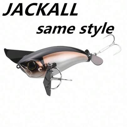 1pc 5cm 7.2g LURETV Japan Jackall Pompadour Jr Surface Crawling Lure, 18g For Bass Fishing