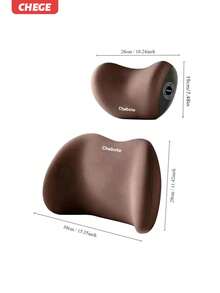 1个装汽车头枕 - 驾驶座椅颈枕，腰部支撑垫，颈部保护头枕，汽车枕头