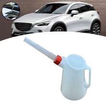 إبريق قياس زيت عالمي سعة 1.2 لتر مع فوهة صب للسيارات والدراجات النارية، مستلزمات أساسية للسيارة، اكسسوارات السيارة - متعدد الألوان - مشاهدة 6