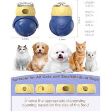 Puzzle Feeder - Interactive Dog Toys, Treat Dispenser Indoor Cats, Small Dogs, Puppies Slow Feeder To Keep Busy - Initial - View 4