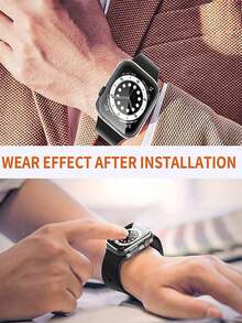 BOLLYMORE Transparent PC Protective Case Suitable For Apple Watch Series 11/SE 3/Ultra 3/38/41/40/44, Shock-Resistant Hollow Design, Also Fits Series 8/Ultra/Series 7/Series 11, 42mm/46mm