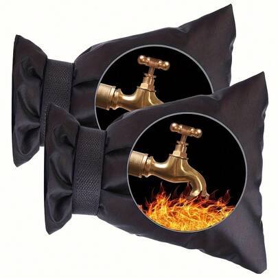 Winter Antifreeze Outdoor Faucet Cover, 420d Oxford Cloth Winter Hose Cover, Thick Antifreeze Hose Bib Cover, External Faucet Cover Antifreeze Protection