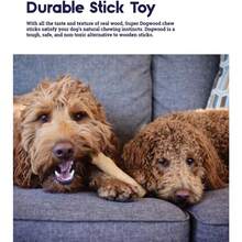 Outward Hound Super Dogwood Durable Dog Chew Toy, Medium - Long Lasting Chew Stick Made With Real Wood - USA Made, M - Large (Pack of 1) - 查看 5