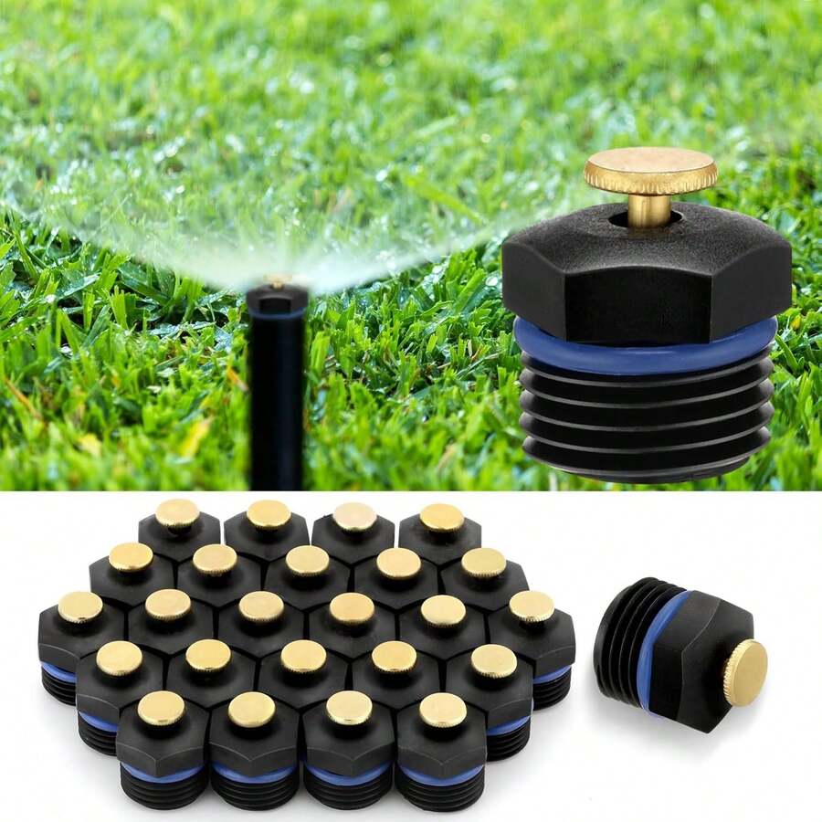10 Pcs Sprinkler Nozzle 1/2 Inch Garden Misting Nozzles Adjustable 360 Degree Lawn Watering Universal Micro Irrigation Sprinkler Heads For Agriculture Lawn Watering Irrigation System