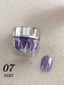 1/24-Color Moonlight Aurora Premium Mirror Nail Art Powder, With Storage Box, 24 Super Bright Mirror Powders, DIY Nail Art Decorations, Christmas Nail Art, Halloween Nail Art, Nail Decorations - 彩色 - 查看 10