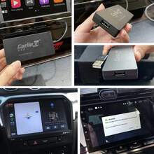 Carlinkit llave electrónica Apple CarPlay inalámbrica USB y sistema operativo Android para coche, llave electrónica para coche, sistema operativo Android, sistema operativo Android, Autokit Mirror Kit,  automática - CCPM cableado - Ver 6