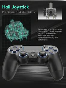 DATA FROG Bluetooth-Compatible Wireless Controller For PS 4 Slim Pro PC Vibration 6-Axis Motion Sensor Joystick Gaming Gamepad - Multicolor - View 4