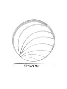 1个/2个装不锈钢饼干模具，墨西哥面包模具，DIY面包模具，海螺形不锈钢面包饼干烘焙模具，单点式设计，经久耐用，厨房烘焙工具，适合自制面包，情人节礼物，生日派对礼物，圣诞礼物，烘焙工具，厨房小工具 - 彩色 - 查看 6