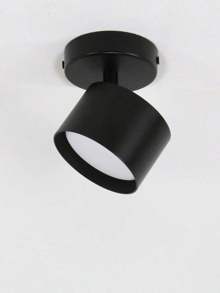 CANMEIJIA GX53嵌入式吸顶灯，黑/白铝合金灯体，适用于GX53灯泡，适用于商店/书房/卧室/客厅/咖啡厅/展厅/画廊/博物馆/走廊/门廊等场所，可根据需要选择尺寸