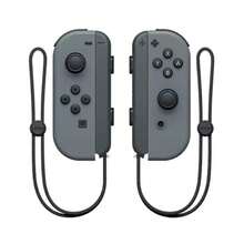 Wireless Bluetooth Game Controllers For Switch, Left And Right Hand Grip Compatible With Fitness Ring, Remote Wake-Up Function With Wrist Strap, Ergonomic Design For Smooth Gameplay - 灰色 - 查看 1