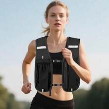 Balo đựng nước chạy bộ - Balo nhẹ có túi đựng điện thoại và túi đựng nước | Đồ chạy bộ ổn định, phù hợp cho nam và nữ, lý tưởng cho đi bộ đường dài, chạy marathon, chạy đường mòn, đạp xe, cắm trại, ba lô đựng nước cho cả nam và nữ - Nhiều màu - Xem 5