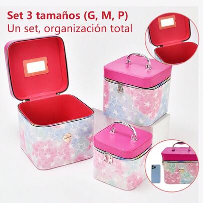 Conjunto de tres piezas cuadradas