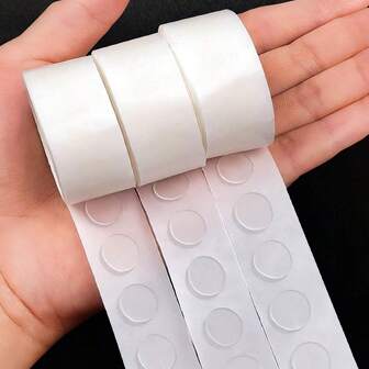 100/200/300颗透明气球粘点，可移除双面超薄胶点贴纸，适用于婚礼、生日装饰、艺术手工、派对用品、返校季、情人节等场合。