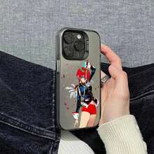 Funda para teléfono Aramate Yashiro compatible con iPhone 16 15 14 13 12 11 Pro Max Plus, a prueba de golpes, color plata, cubierta trasera para iPhone 17 Air - z10 - Ver 6