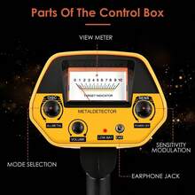 Metal Detector For Teens & Adults (2lbs) – 7.5" Waterproof Search Coil, All Metal & Hideable Modes, Outdoor Gold Detector - Black - View 6