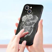 Funda de Teléfono de Lujo con Diseño de Anatomía en Pizarra, Compatible con  13 15 14 12 11 Pro MAX XR X SE XS 7 8 Plus, Funda de Silicona Negra de Protección, Compatible con Funda de  17, Funda de  17 Pro, Funda de  17 Pro Max - a10 - Ver 7